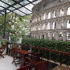 Outside seating view