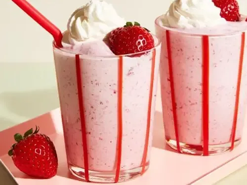 Strawberry Ice Cream Shake image 1