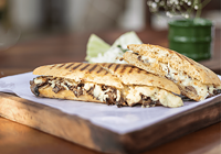 Cheesy Chicken Mushroom Sandwich