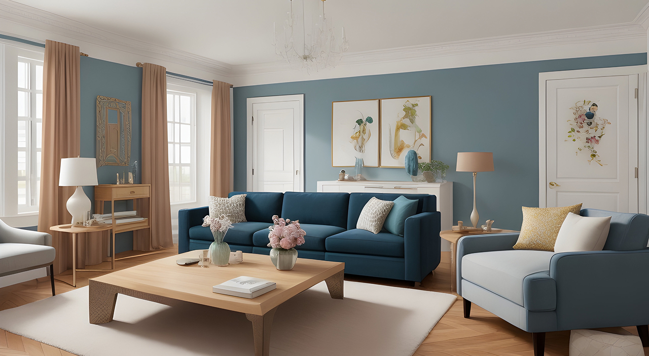 a beautiful living room