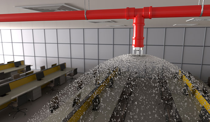 Office Fire Sprinkler